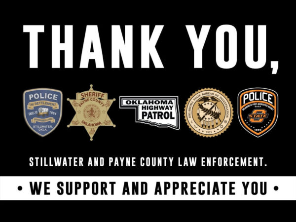 Bulletproof Cop Initiative Appreciation Sign